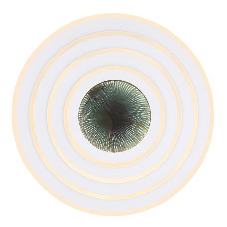 Stropné svietidlo, kov biely, akryl,kompatibilné s Google Assistant a Alexa, pamäťová funkcia,nočné 3