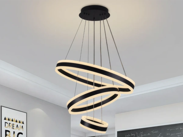 LED závesné svietidlo + diaľkový ovládač 165W - J4318/B 9