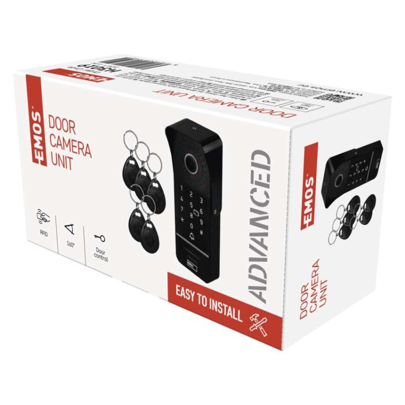 Farebná dverná kamerová jednotka EM-10AHD KEY-1 5