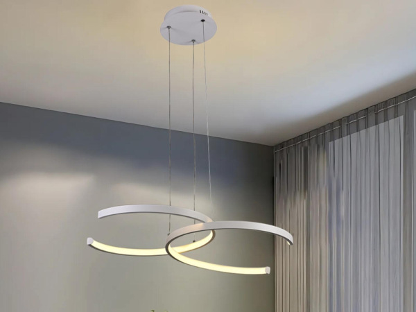 LED závesné svietidlo na lanku + diaľkový ovládač 50W - J4300/W 2