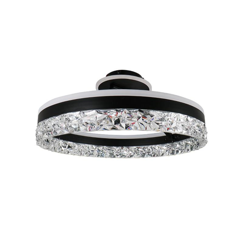 LED luxusné stropné krištáľové svietidlo s diaľkovým ovládačom 85W - TA1306/B 9