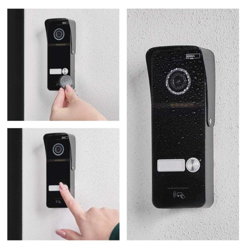 Farebná dverná kamerová jednotka EM-10AHD RF-1 12