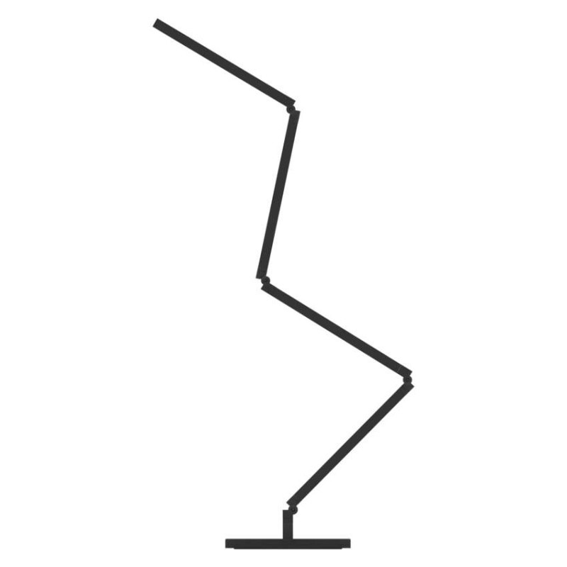 GoSmart LED stojaca lampa, čierna, 175 cm, teplá biela / RGBIC WiFi 7