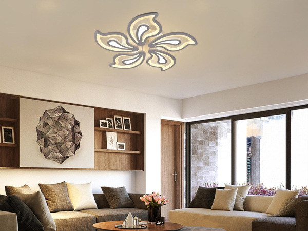 LED stropná lampa + diaľkový ovládač 125W - J3316/W 1