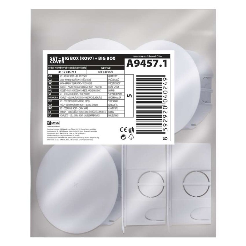 Krabica KOMPLET KO97 + víčko 3