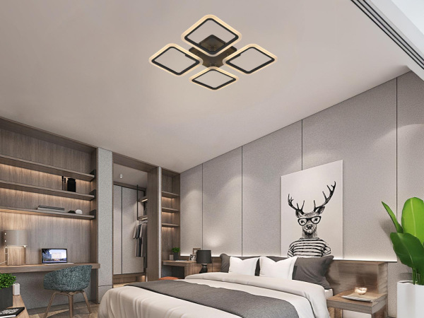 LED stropné svietidlo + diaľkový ovládač 70W - J3325/S 5