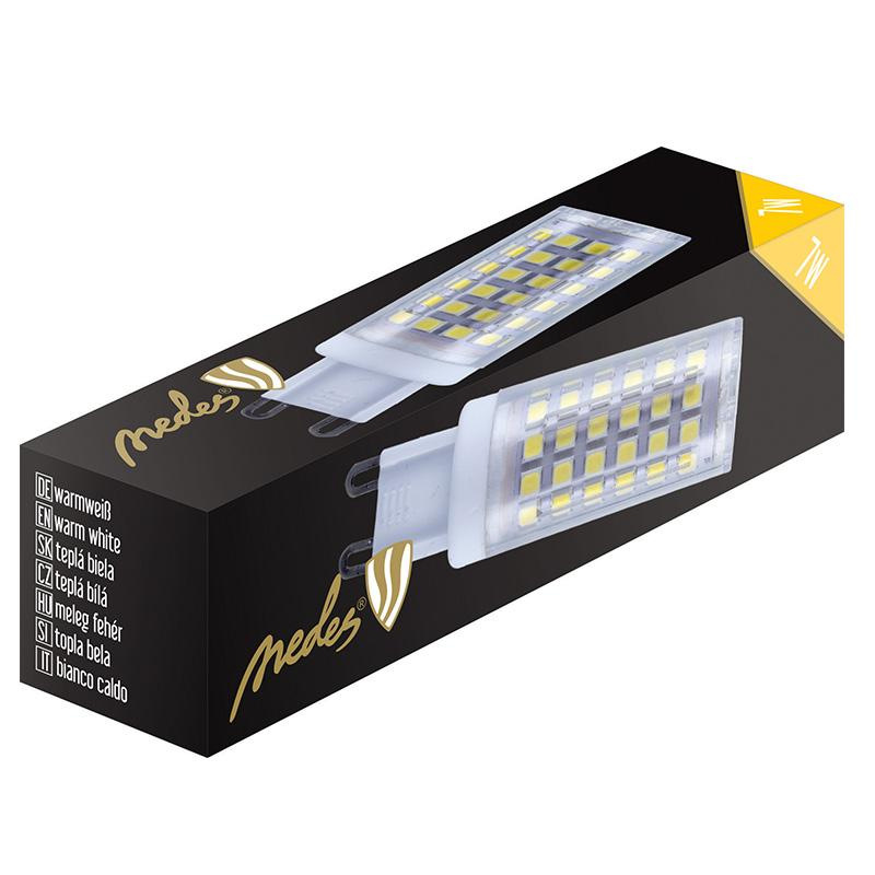 LED žiarovka 7W - G9 / SMD / 2800K - ZLS616C 6