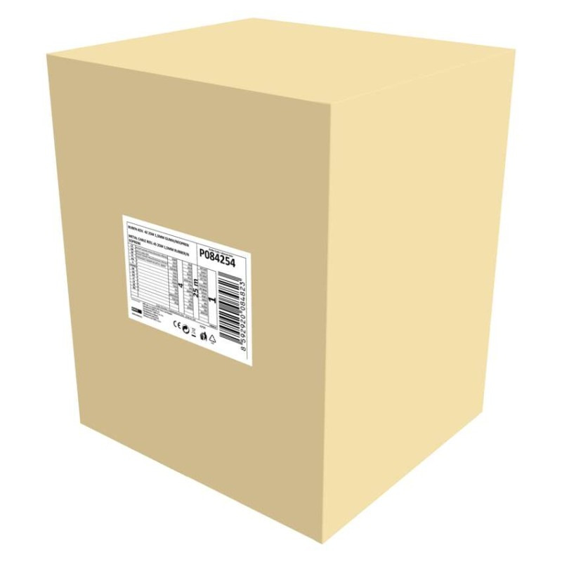 Vonkajší predlžovací kábel na bubne 25 m / 4 zás. / čierny / guma-neoprén / 230V / 1,5 mm2 1