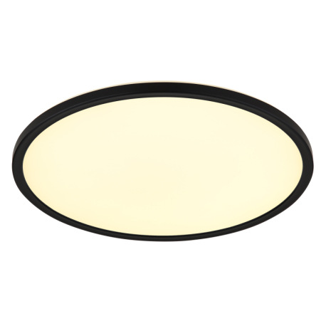 Stropné svietidlo, plast čierny, plast satinovaný, plast biely, podsvietenie, 3 úrovne osvetlenia po 16