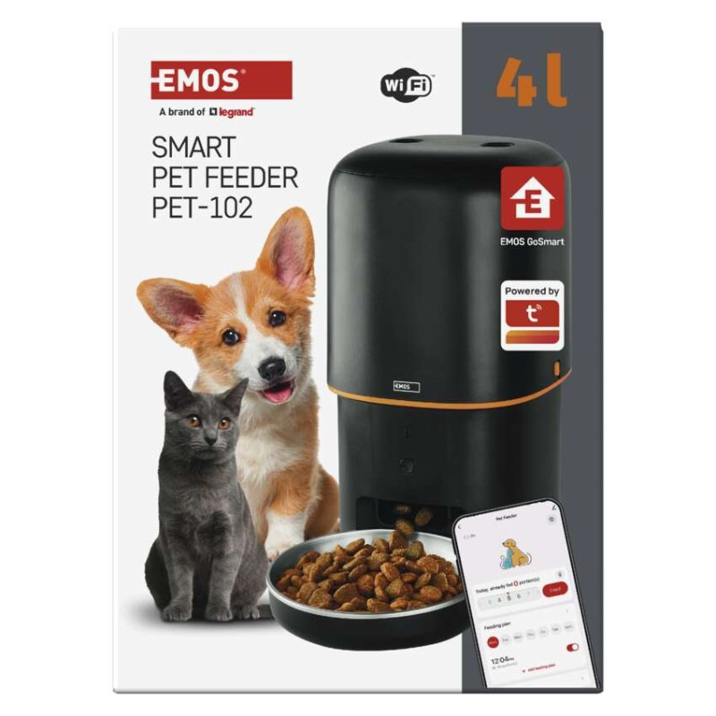 GoSmart dávkovač krmiva Pet Care, 4 l, čierny, Wi-Fi 12