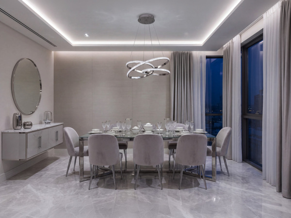 LED závesné svietidlo + diaľkový ovládač 80W - J4389/CH 4