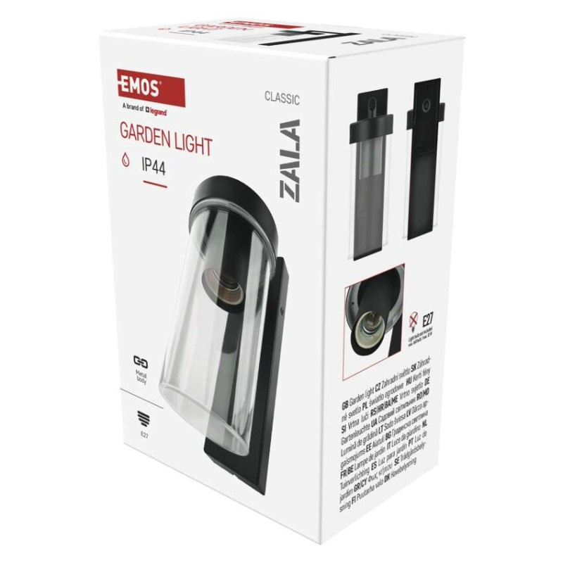 Záhradné nástenné svietidlo ZALA, 14,5 x 8,9 x 26,2 cm, 1 x E27, 15 W 6