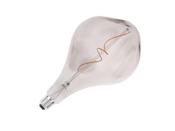 LED dekoratívna žiarovka / filament BUMPED 4W SMOKE - ET160 / E27 / 2000K - ZSF120 4