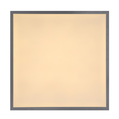 Stropné svietidlo, hliník biely, grafit, akryl opál, DxŠxV: 450x450x75, vrátane 1xLED 24W 230V, 1500 13