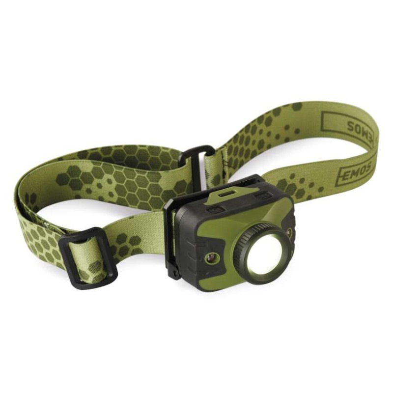 CREE LED čelovka P3539, 330 lm, 200 m, 3× AAA 12