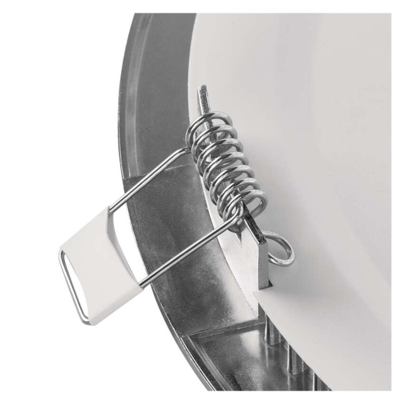 LED vstavané svietidlo NEXXO, kruhové, strieborné, 12W, CCT 7