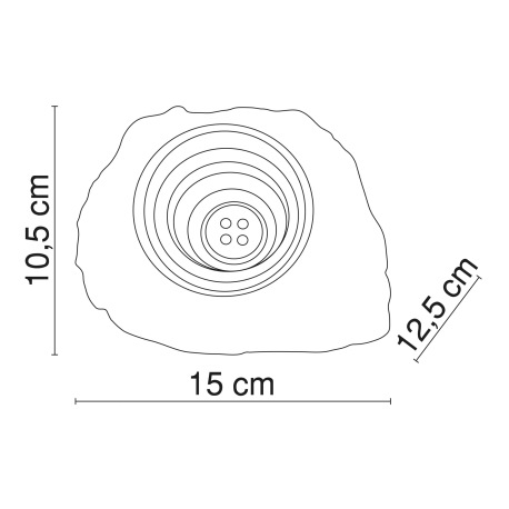 Solárne svietidlo, plast sivý, plast priehľadný, IP44, akumulátor AA 600mAh 1,2V, DxŠxV:150x125x105, 4