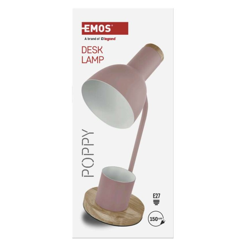 Stolná lampa POPPY, ružová 10