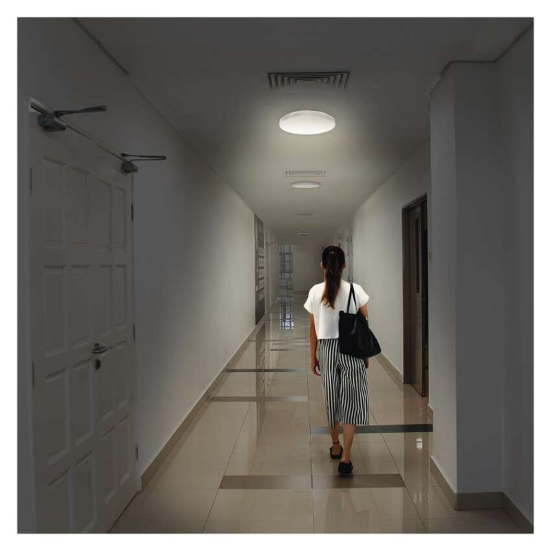 LED prisad. svietidlo Tori s pohyb. senz.,kr. 15W n.b., IP54 3