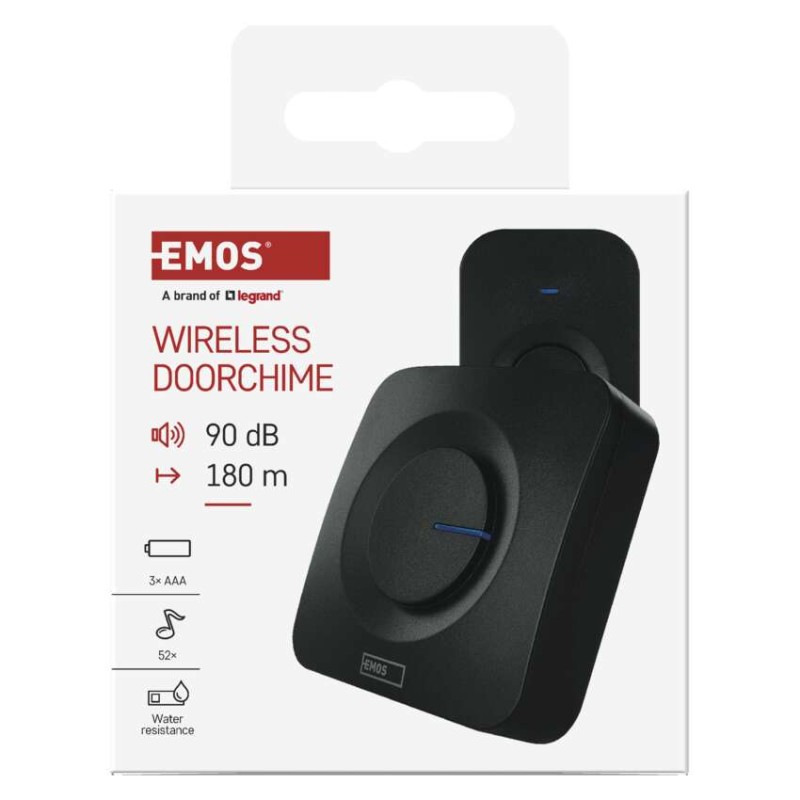 Domový bezdrôtový zvonček P5728 na 3x AAA 2