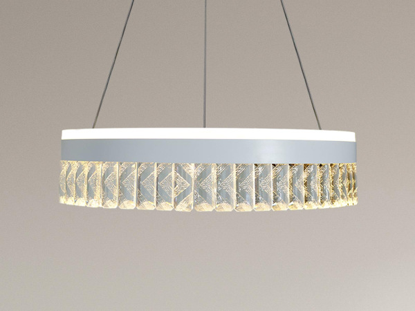 LED luxusné závesné krištáľové svietidlo s diaľkovým ovládačom 90W - TA2300/W 3