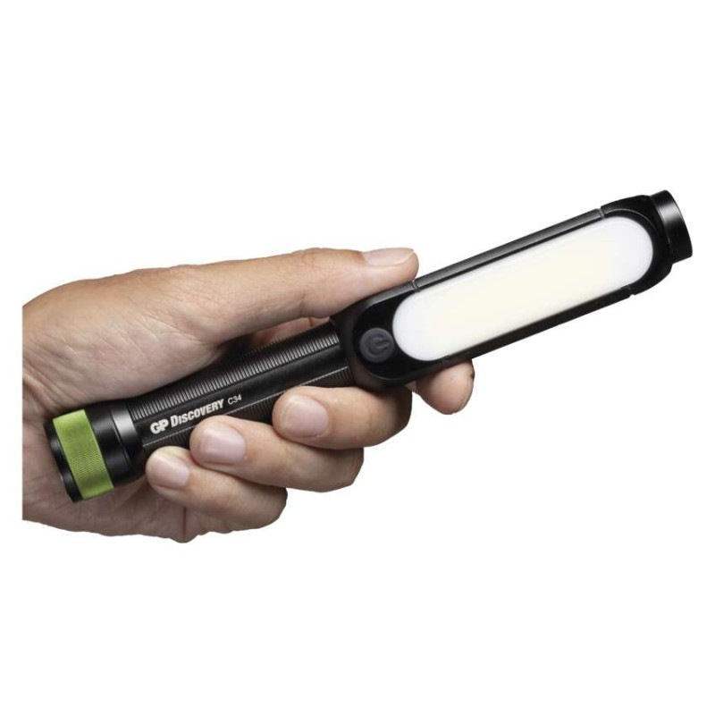 CREE LED ručné svietidlo GP C34, 550 lm, 3× AA 9