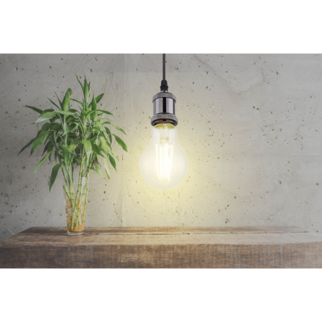 LED žiarovka, sklo priehľadné, ø:60mm, V:106mm, vrátane 1x E27 LED 7W 230V, 806lm zdroj, 806lm Výstu 4