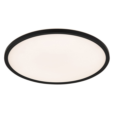 Stropné svietidlo, plast čierny, plast satinovaný, plast biely, podsvietenie, 3 úrovne osvetlenia po 19