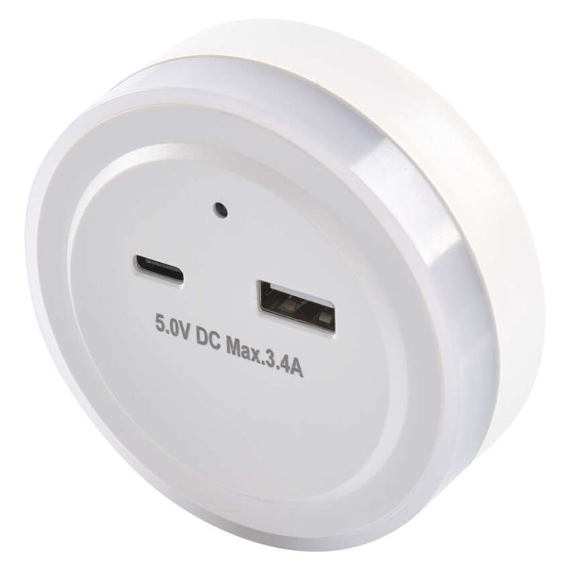 LED nočné svetlo P3323 s fotosenzorom do zásuvky