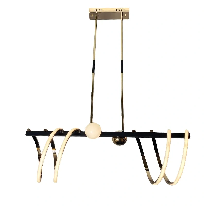 LED závesné svietidlo na tyči + diaľkový ovládač 105W - J4344/GCH 9