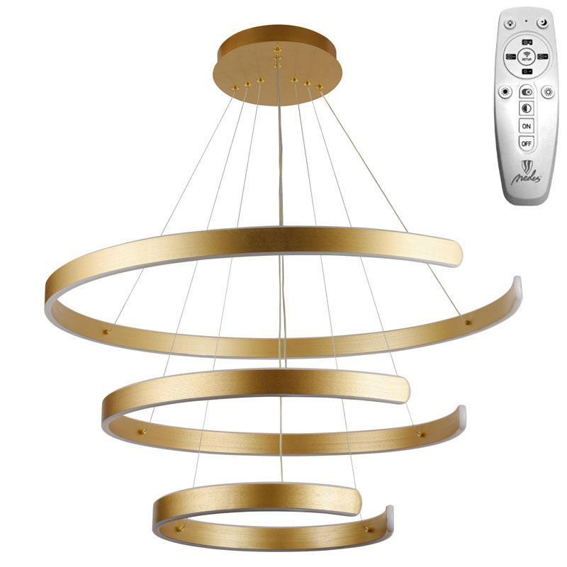 LED visiace svietidlo + diaľkový ovládač 220W - J4329/G 3