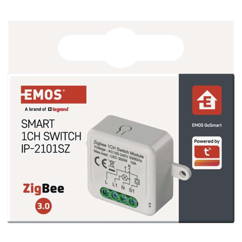 GoSmart spínací modul IP-2101SZ, ZigBee, 1-kanálový 11