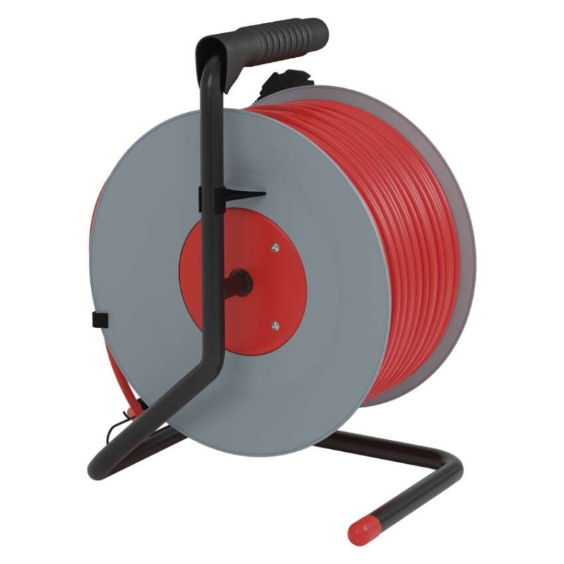 Predlžovací kábel na bubne 50 m / 1 zásuvka / červený / PVC / 230 V / 1,5 mm2 13