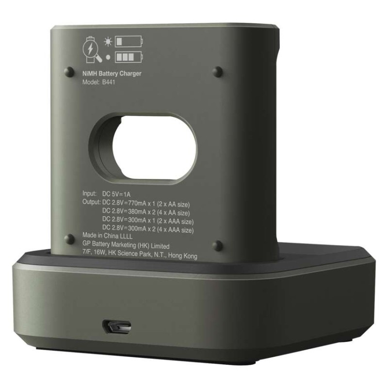 GP nabíjačka batérií B441 + Speed Dock + 4 x AA 2100 mAh 1