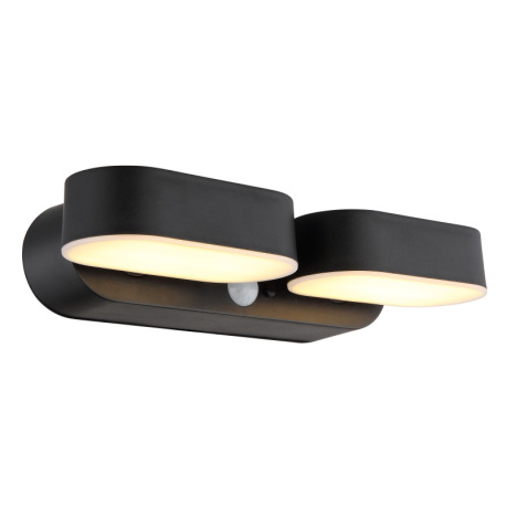 Solárne sv., plast čierny/biely, vypínač, bat. CR18650 1200mAh 3,7V, IP44, možnosť zapichnúť alebo z 7