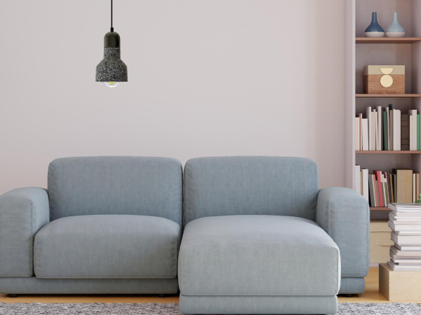 Závesné svietidlo Terrazzo / šedá 1 x E27 - ME0214R/G 1