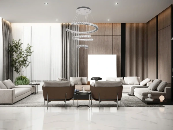 LED luxusné krištáľové svietidlo + diaľkový ovládač 100W - J6356/CH 10