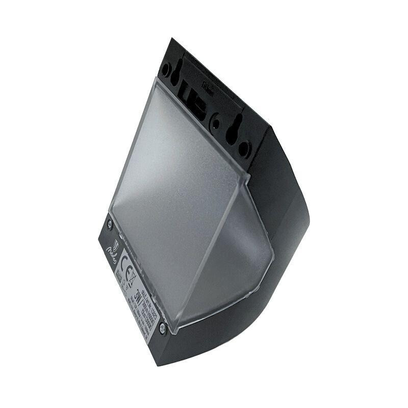 LED čierne nástenné solárne svietidlo 3W / 3000K / 4000K - LS025 5