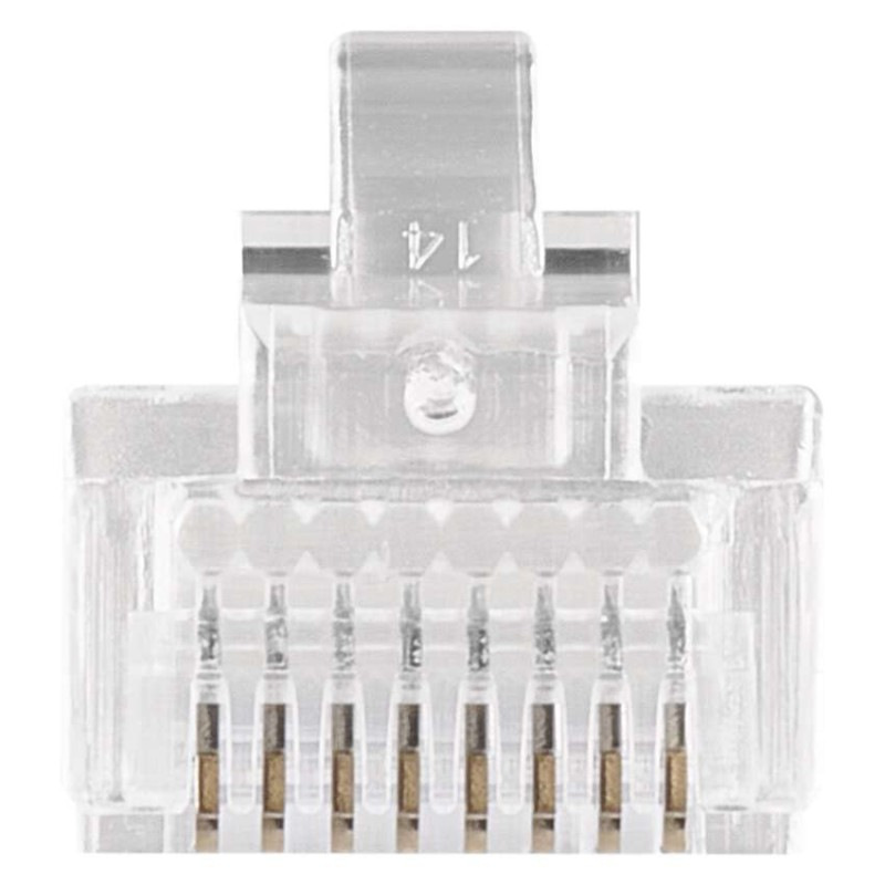 Konektor pre UTP kábel (lanko), priehľadná