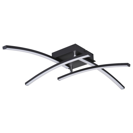 Stropné svietidlo, kov čierny matný, plast biely, nastaviteľné, zmena farby svetla pomocou nástennéh 11