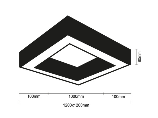 LED stropnica 150W - CL7534 7