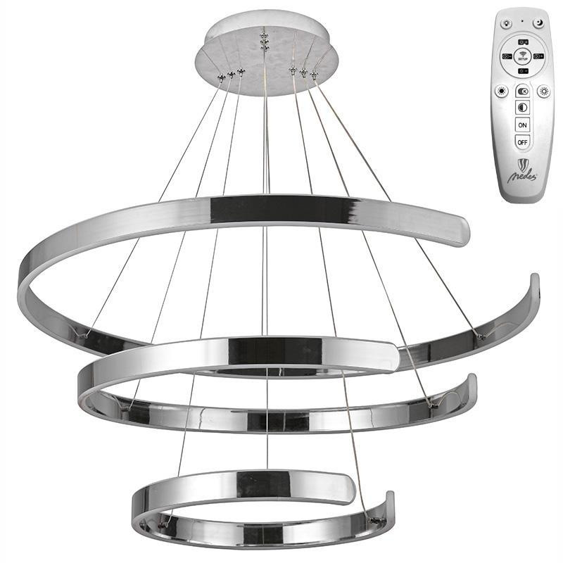 LED visiace svietidlo + diaľkový ovládač 220W - J4329/CH 4