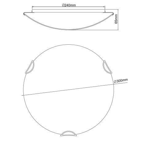 Stropné svietidlo, biela, viacfarebné sklo s detským vzorom, Ø 300, V: 65, bez žiaroviek 2xE27, max. 11