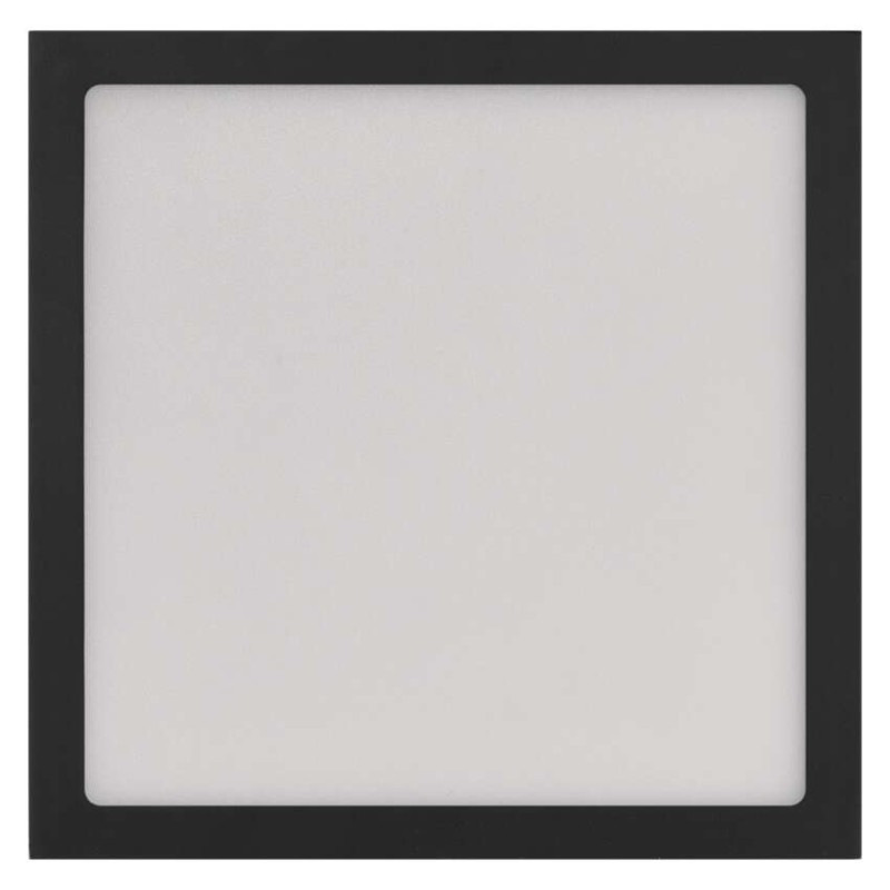 LED prisadené svietidlo NEXXO, štvorcové, čierne, 12,5W, CCT 4