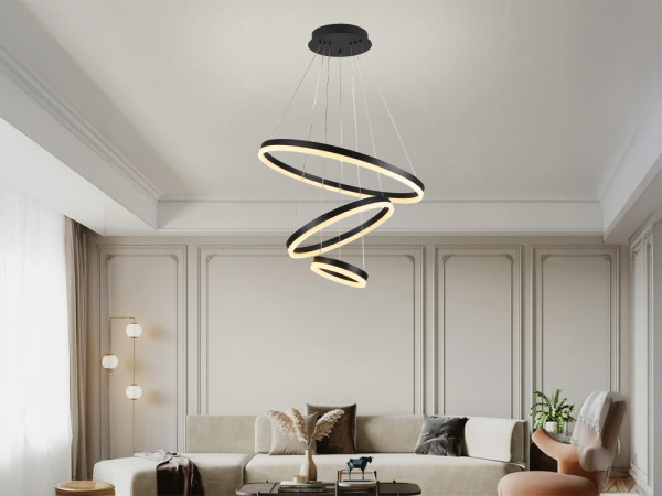 LED závesná lampa + diaľkový ovládač 85W - J4312/B 5