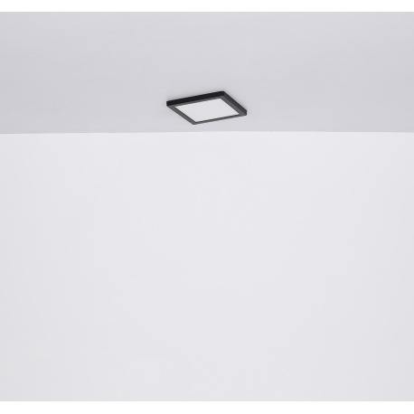 Stropné svietidlo, plast čierny, plast biely, zmena farby svetla prepínačom, fixácia farby, DxŠxV:21 9