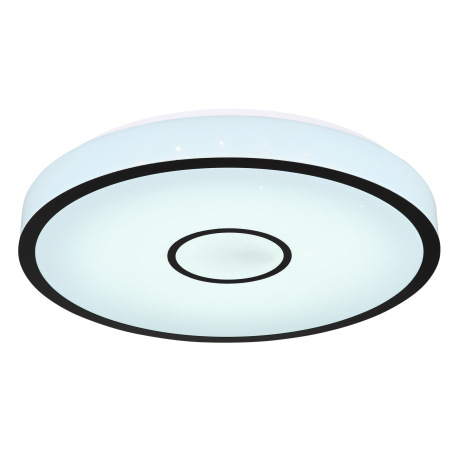 Stropné svietidlo,kov biely,plast opál/čierny,kompatibilné s Google Assistant a Alexa,časovač,pamäť, 6