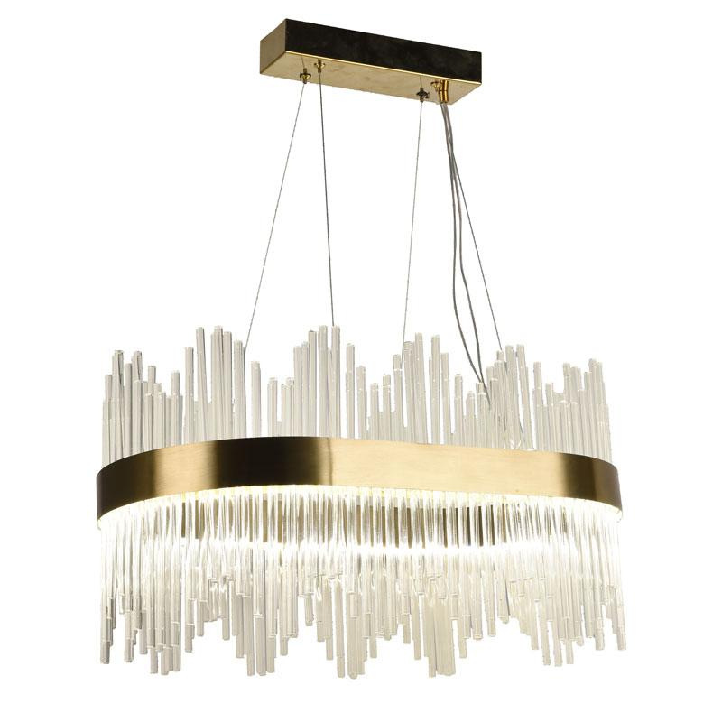 LED krištáľový luster + diaľkový ovládač 70W - J6315/C 9