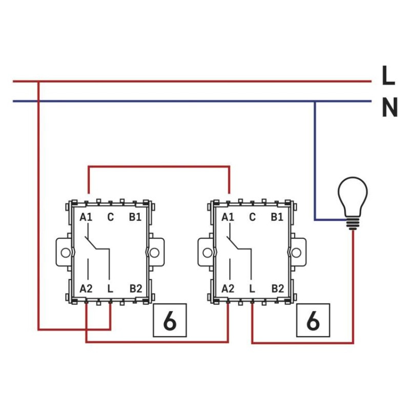 Vypínač striedavý č. 1,6 6