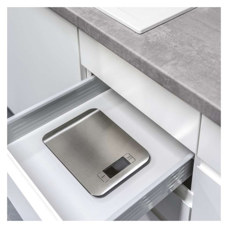 Digitálna kuchynská váha EV012, strieborná 2